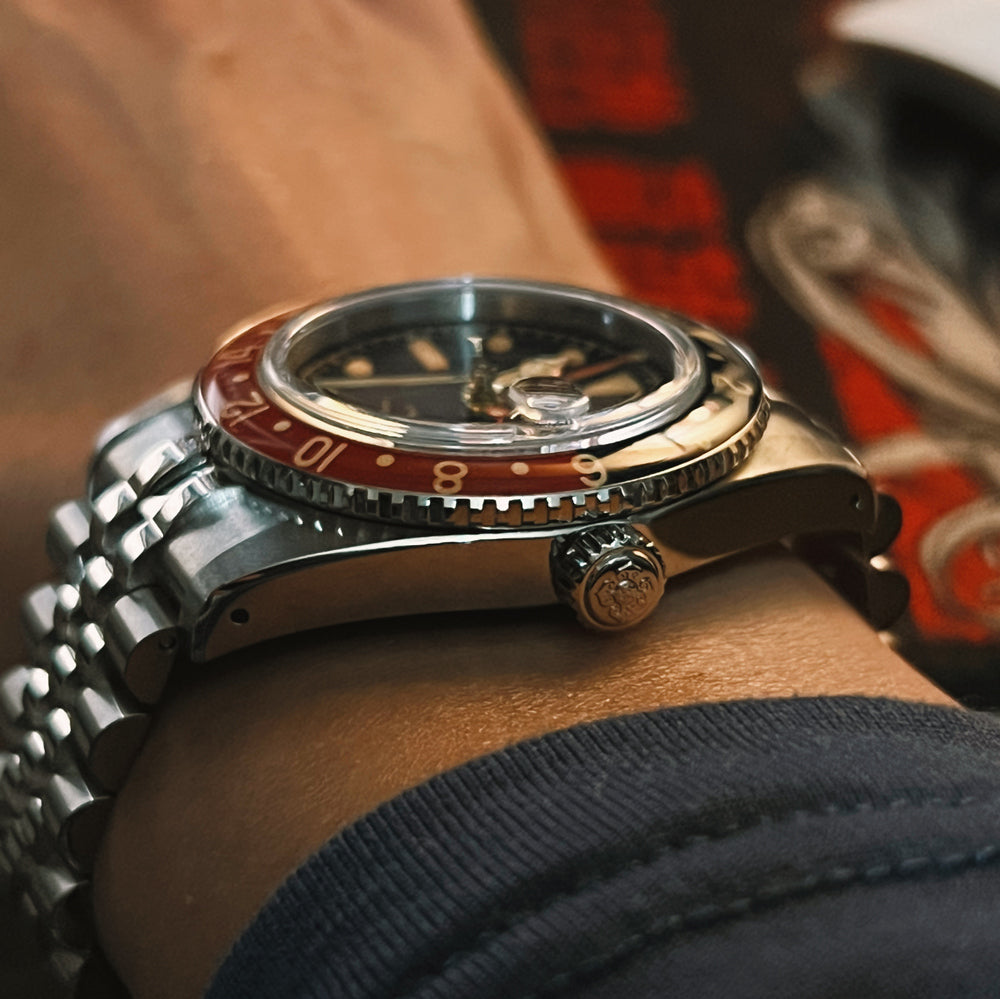 IXDAO 6542 904L Stainless Steel NH34 GMT Watch