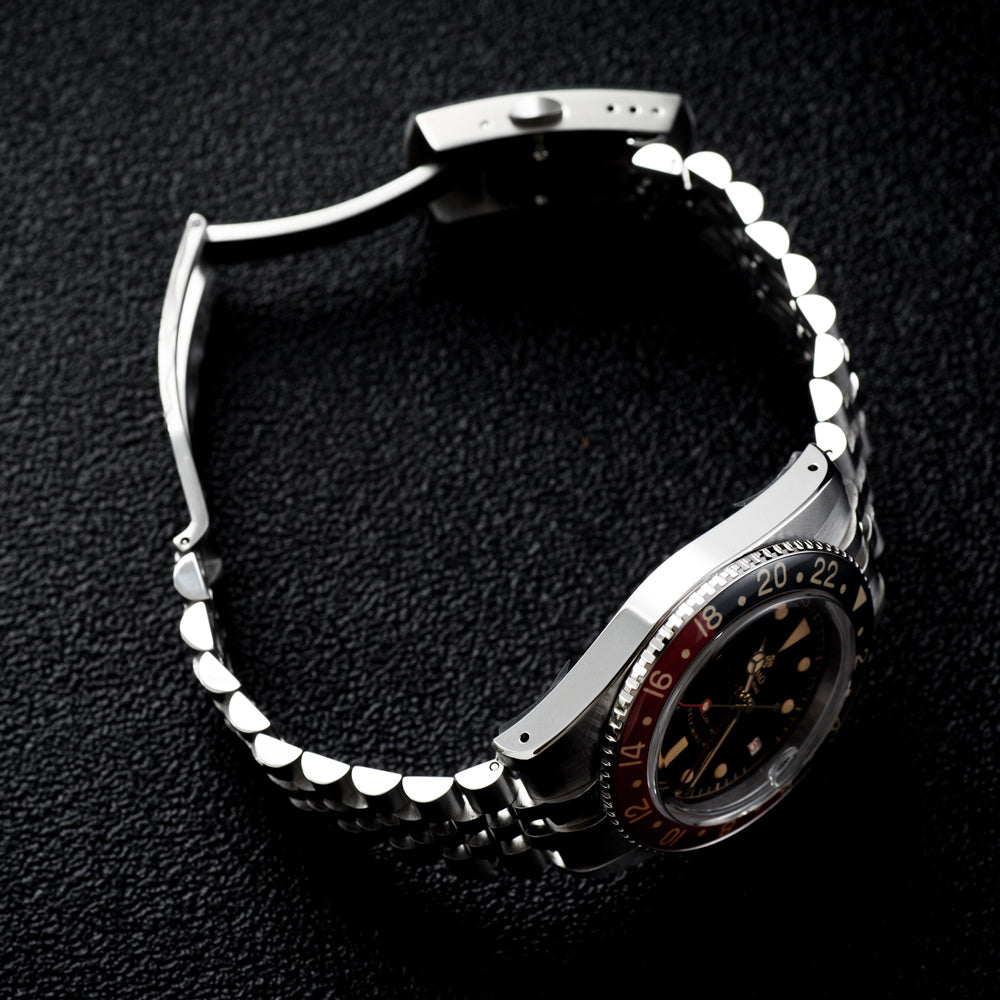 IXDAO 6542 904L Stainless Steel NH34 GMT Watch