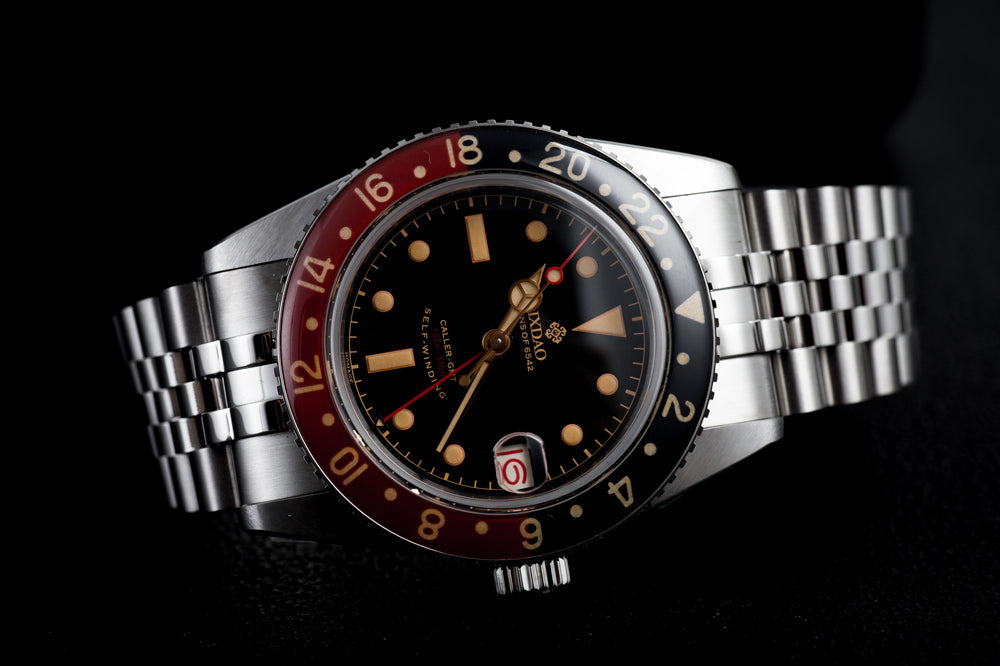 IXDAO 6542 904L Stainless Steel NH34 GMT Watch