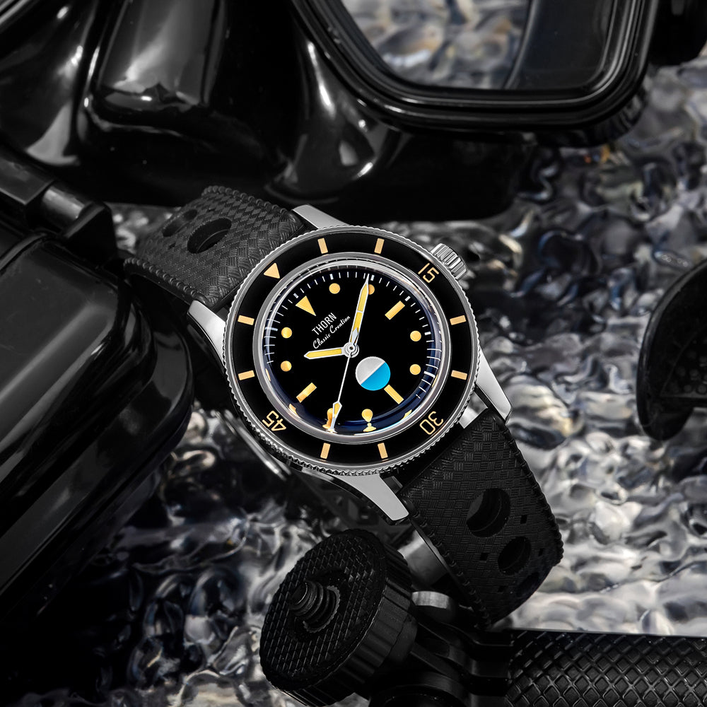 Thorn 38mm Titanium 50-Fathoms Dive Watch