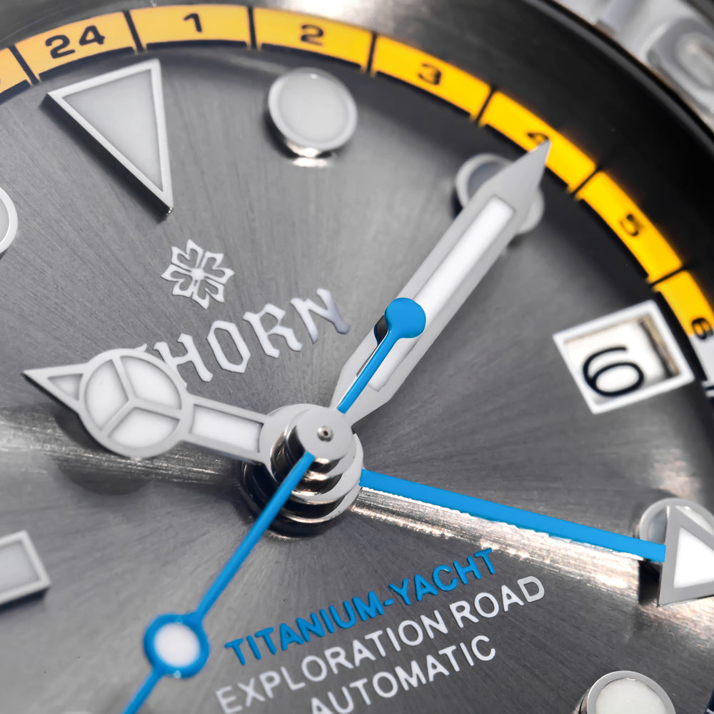 ★Fall Sale★Thorn Titanium Helium Valve NH34 GMT Sub Watch