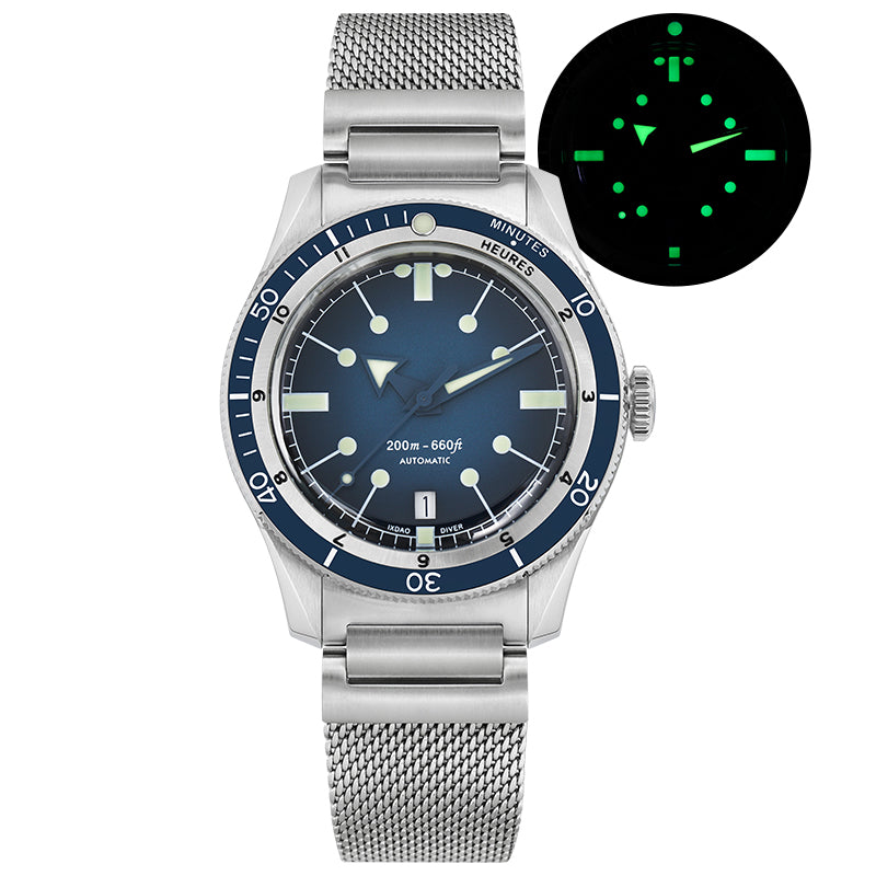 IXDAO Watches for Men - Classic Professional Dive Watch