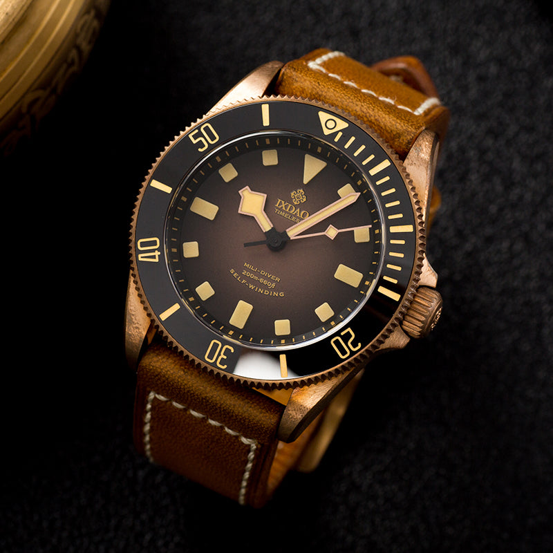 Buy IXDAO Watches Bronze Automatic Watch For Men – Heimdallr