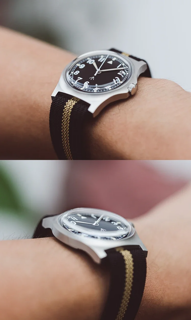 Rdunae RA01 Retro Military Filed Quartz Watch
