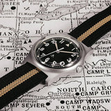 Rdunae RA01 Retro Military Filed Quartz Watch