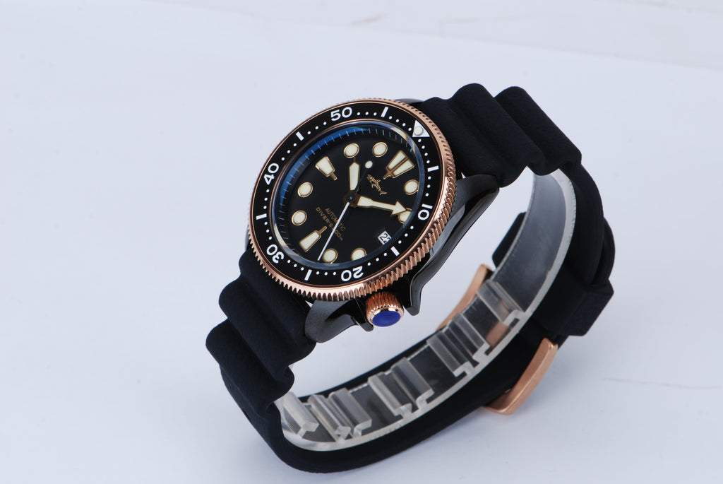 Heimdallr PVD Black SKX007 Automatic Watch