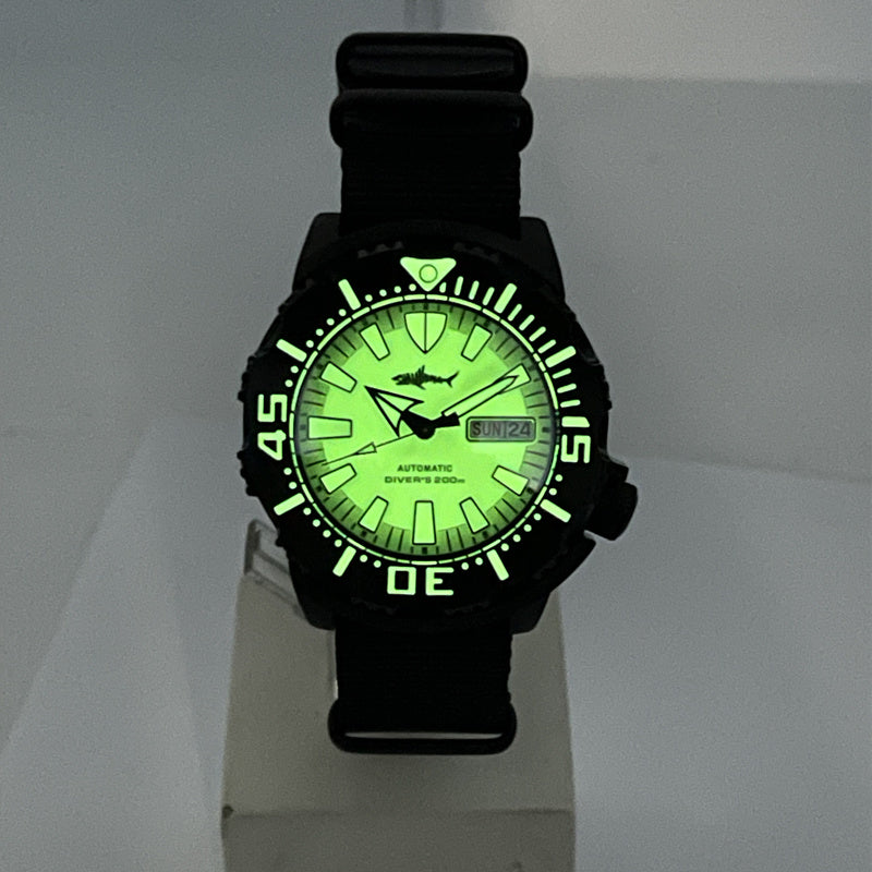 SHeimdallr Sharkey PVD Ocean Monster Dive Watch