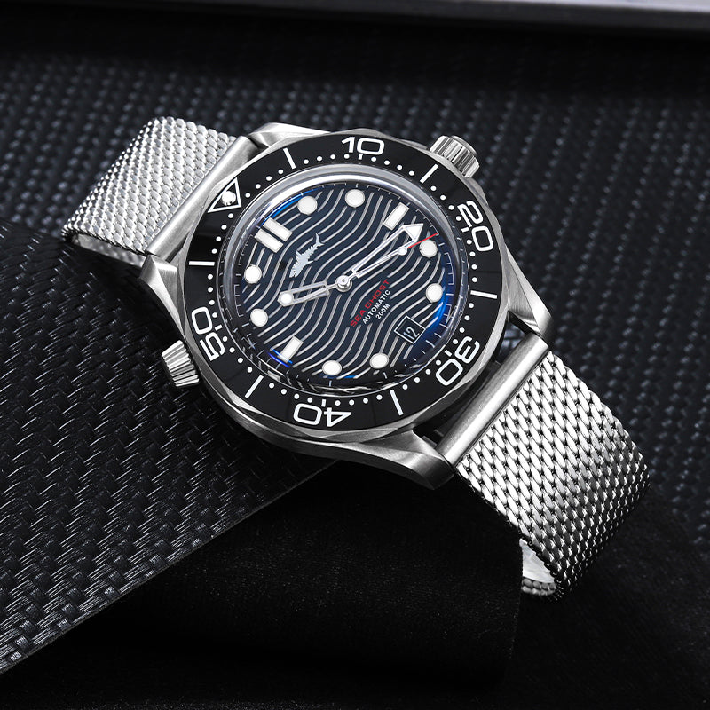 V2 Heimdallr Titanium Wave Dial NTTD Dive Watch