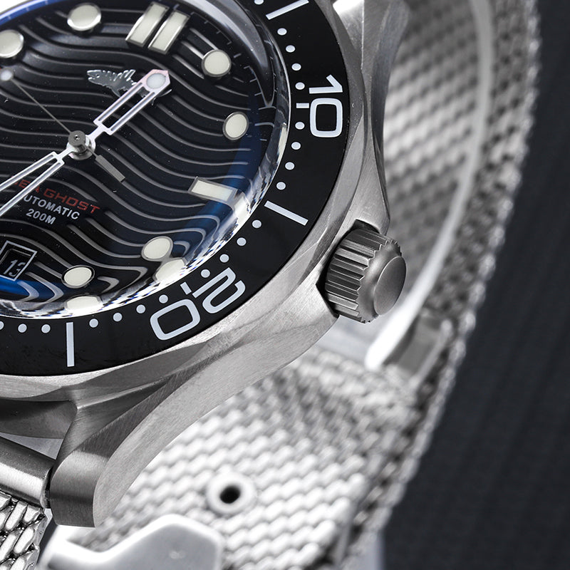 V2 Heimdallr Titanium Wave Dial NTTD Dive Watch