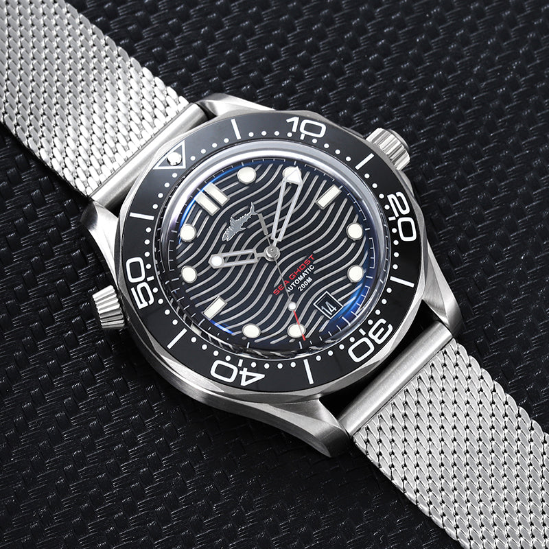 V2 Heimdallr Titanium Wave Dial NTTD Dive Watch