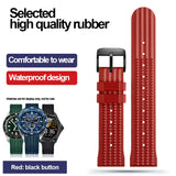 High Quality Soft Rubber Waffle Watch Band