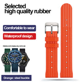 High Quality Soft Rubber Waffle Watch Band