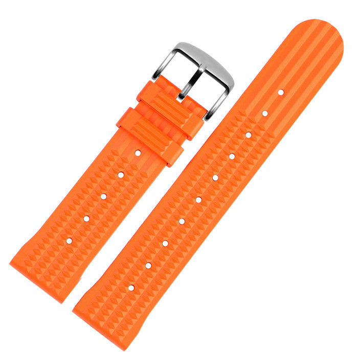 High Quality Soft Rubber Waffle Watch Band