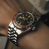 IXDAO 6542 904L Stainless Steel NH34 GMT Watch