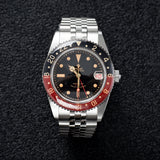 IXDAO 6542 904L Stainless Steel NH34 GMT Watch