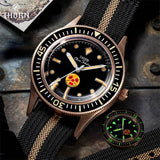 ★SpringSale★Thorn Retro 50-fathoms Bronze Diver Watch