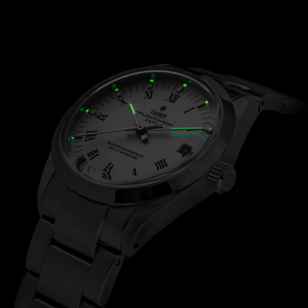 THORN T004 PT5000 - Orologio Meccanico Automatico Da Uomo, Cassa 34 Mm In Acciaio 316L, Vetro Zaffiro, Impermeabile 10 ATM