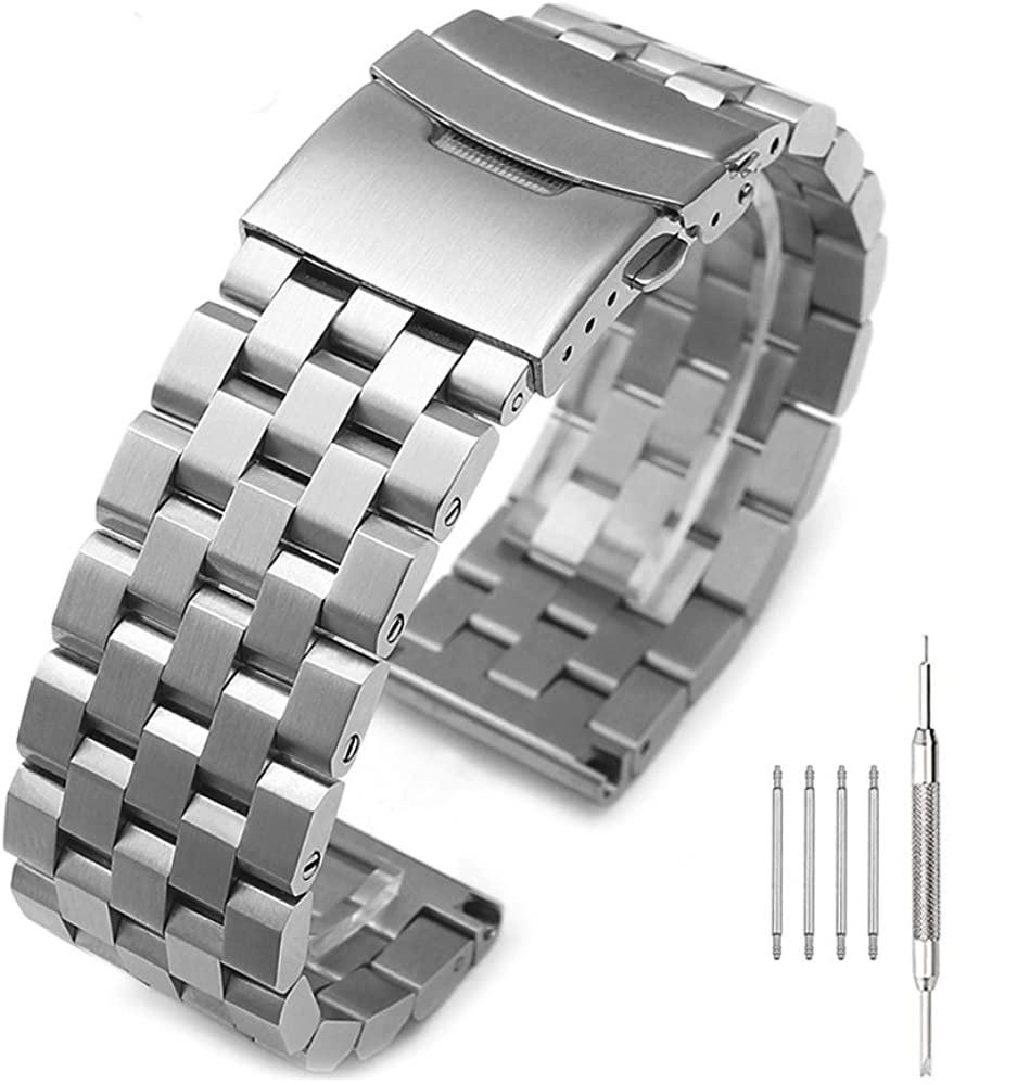 22mm Stainless Steel Watch Straps