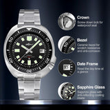 ★SpringSale★Heimdallr Turtle 6105 Captain Willard Watch