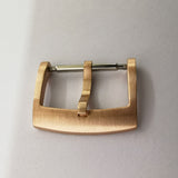 Brushed Solid CuSn Bronze Tongue Buckle