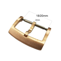 Brushed Solid CuSn Bronze Tongue Buckle