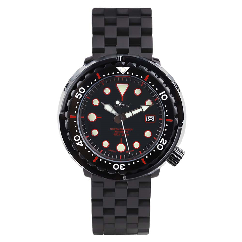 Heimdallr Watches Store Coupon | PVD Black Sharkey Tuna Can