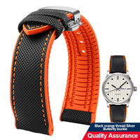 Waterproof Nylon Rubber Watch Bands